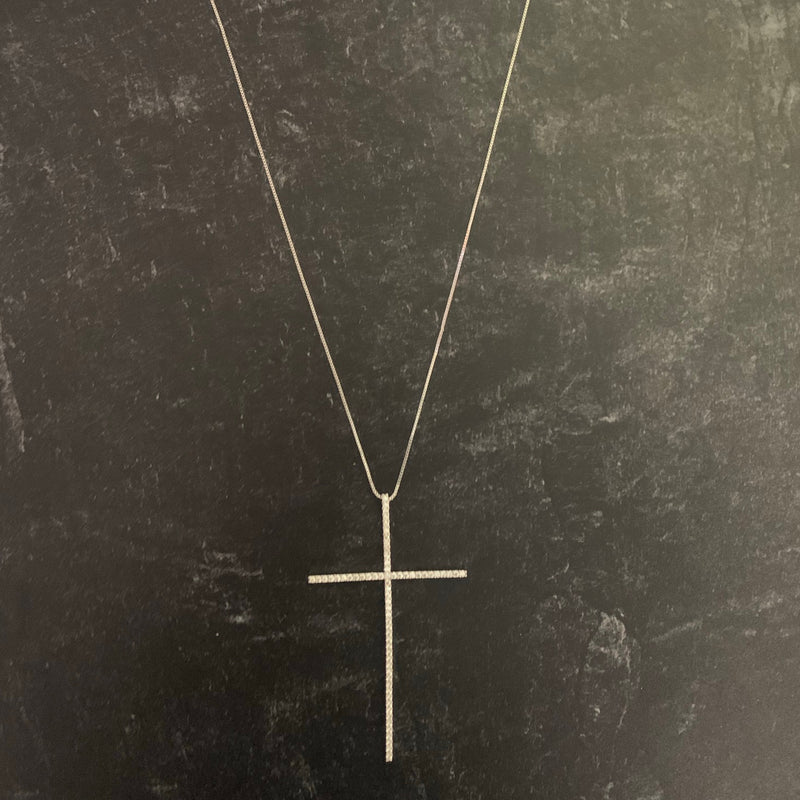 XXL cross pendant necklace