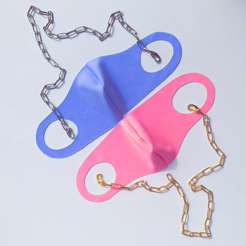 Convertible Paperclip Chain Face Mask (3 ways)