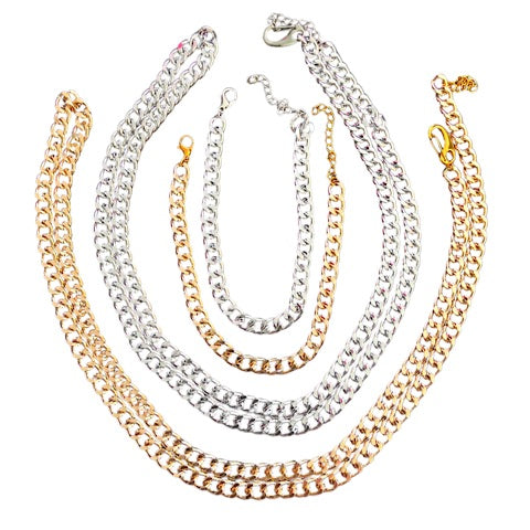 The Greta set (anklet + belly chain)