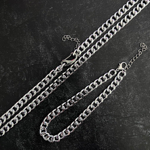 The Greta set (anklet + belly chain)