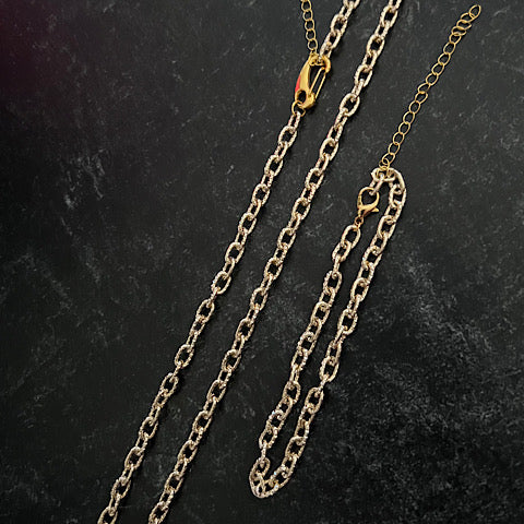 The Audrey set (anklet + belly chain)