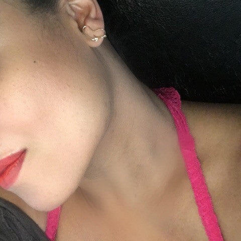 Heart Power Clip Earring
