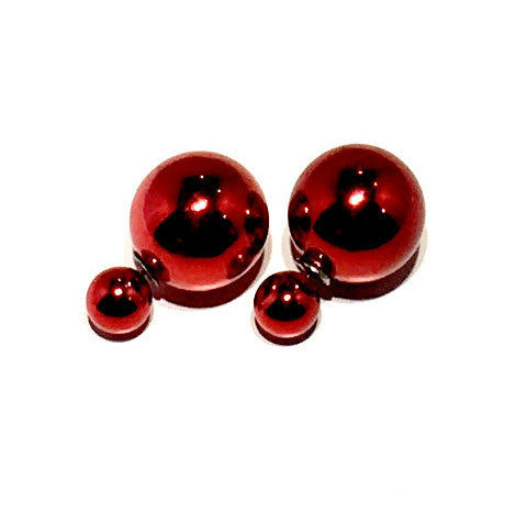 Double Ball Earrings