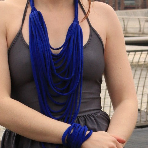 Fabric Boho Necklace (long)
