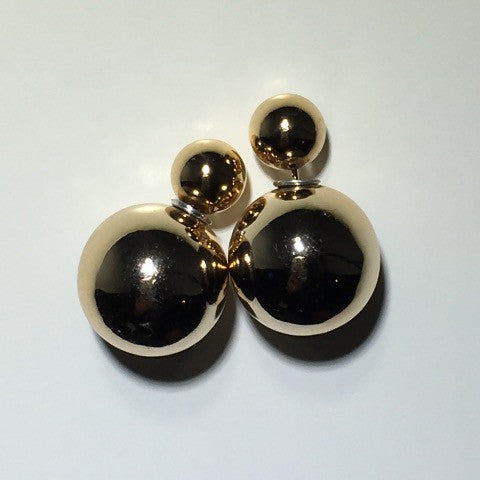 Chic Double Sided Stud Earrings