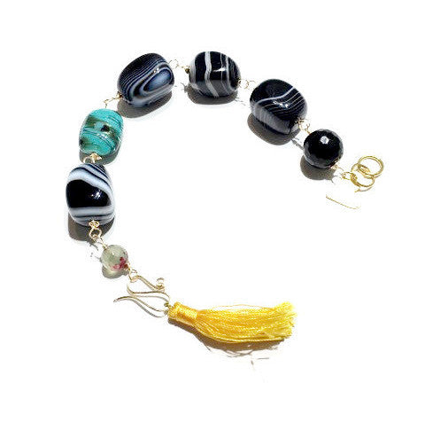 Stone Bead Bracelet