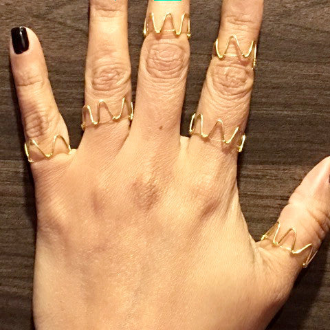 Princess Crown Wire Adjustable Ring