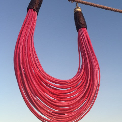 Multi-Colored String Necklace