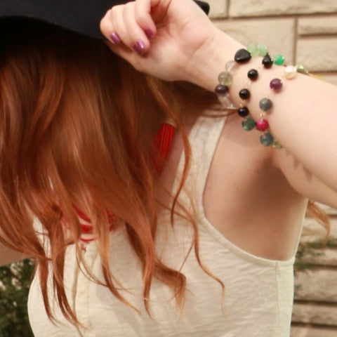 Stone Bead Bracelet