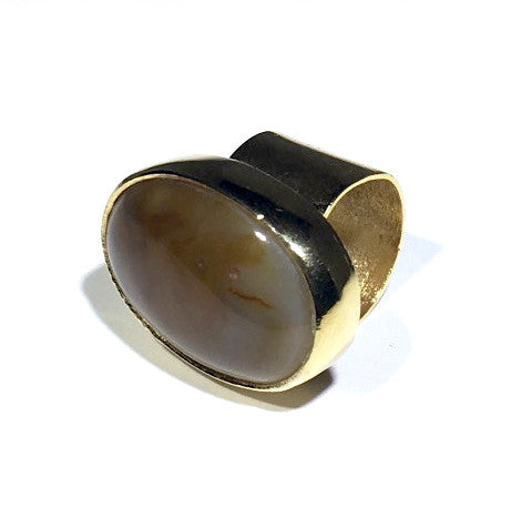 Vintage Agate Maxi Ring