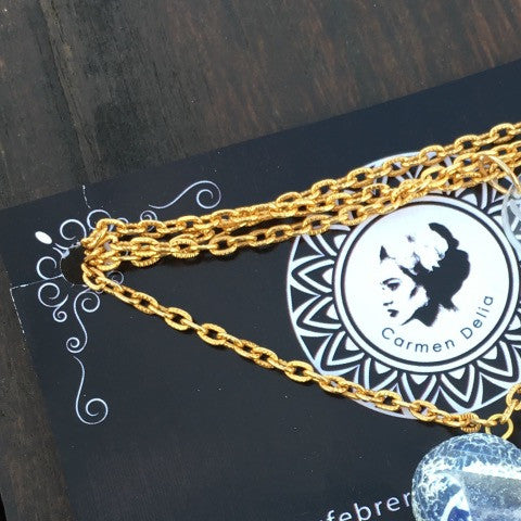 Beach Stone Gold Body Chain