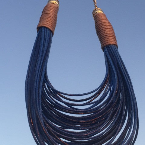 Multi-Colored String Necklace