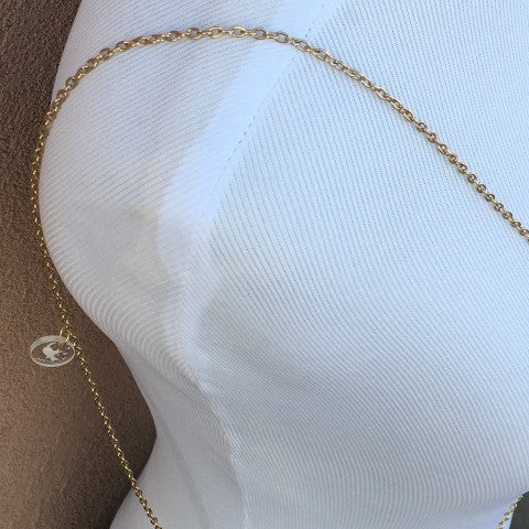 Beach Stone Gold Body Chain