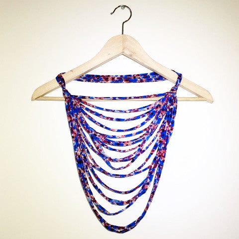 Fabric Boho Necklace (long)